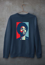 Load image into Gallery viewer, Nina Simone Unisex Sweatshirt for Men/Women-Navy Blue-Ektarfa.online