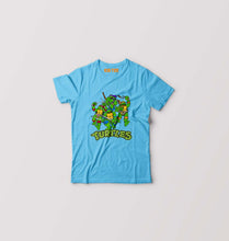 Load image into Gallery viewer, Ninja Turtles TMNT Kids T-Shirt for Boy/Girl-Light Blue-Ektarfa.online