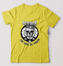 Load image into Gallery viewer, Poker T-Shirt for Men-Yellow-Ektarfa.online