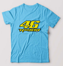 Load image into Gallery viewer, Valentino Rossi(VR 46) T-Shirt for Men-Light Blue-Ektarfa.online