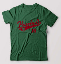 Load image into Gallery viewer, Baseball T-Shirt for Men-Bottle Green-Ektarfa.online