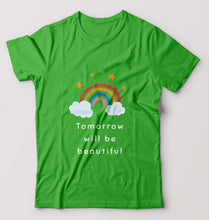 Load image into Gallery viewer, Tomorrow Will Be Beautiful T-Shirt for Men-flag green-Ektarfa.online