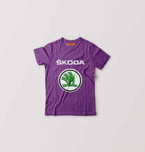 Load image into Gallery viewer, Skoda Kids T-Shirt for Boy/Girl-Purple-Ektarfa.online
