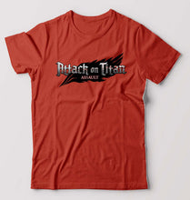 Load image into Gallery viewer, Attack on Titan T-Shirt for Men-Brick Red-Ektarfa.online