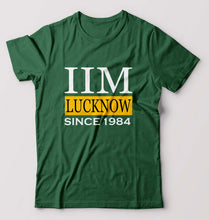 Load image into Gallery viewer, IIM Lucknow T-Shirt for Men-Bottle Green-Ektarfa.online