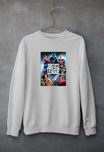 Load image into Gallery viewer, Justice League Unisex Sweatshirt for Men/Women-Grey Melange-Ektarfa.online