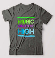 Load image into Gallery viewer, Music T-Shirt for Men-Charcoal-Ektarfa.online