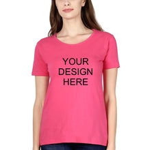 Load image into Gallery viewer, Customized-Custom-Personalized T-Shirt for Women-Pink-Ektarfa.online