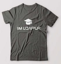 Load image into Gallery viewer, IIM Udaipur T-Shirt for Men-Charcoal-Ektarfa.online