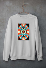 Load image into Gallery viewer, Psychedelic Peace and Love Unisex Sweatshirt for Men/Women-Grey Melange-Ektarfa.online