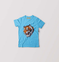 Load image into Gallery viewer, Tiger Kids T-Shirt for Boy/Girl-Light Blue-Ektarfa.online