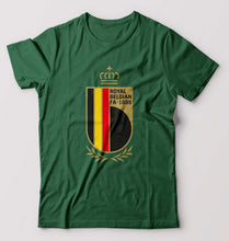 Load image into Gallery viewer, Belgium Football T-Shirt for Men-Bottle Green-Ektarfa.online
