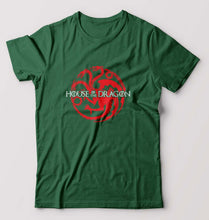 Load image into Gallery viewer, House of the Dragon T-Shirt for Men-Bottle Green-Ektarfa.online