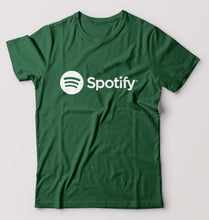 Load image into Gallery viewer, Spotify T-Shirt for Men-Bottle Green-Ektarfa.online