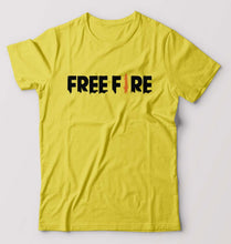 Load image into Gallery viewer, Free Fire T-Shirt for Men-Yellow-Ektarfa.online