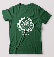 Load image into Gallery viewer, IIM Calcutta T-Shirt for Men-Bottle Green-Ektarfa.online
