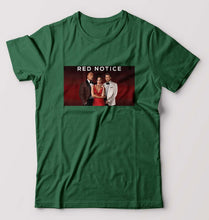 Load image into Gallery viewer, Red Notice T-Shirt for Men-Dark Green-Ektarfa.online