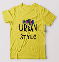 Load image into Gallery viewer, Urban Style T-Shirt for Men-Yellow-Ektarfa.online