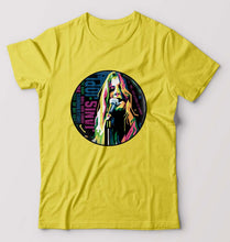 Load image into Gallery viewer, Janis Joplin T-Shirt for Men-Yellow-Ektarfa.online