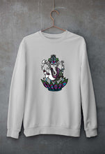 Load image into Gallery viewer, Psychedelic Ganesha Unisex Sweatshirt for Men/Women-Grey Melange-Ektarfa.online
