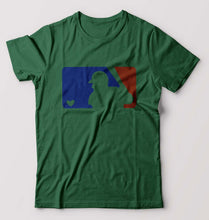 Load image into Gallery viewer, Baseball T-Shirt for Men-Bottle Green-Ektarfa.online