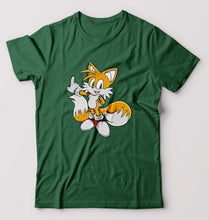 Load image into Gallery viewer, Tails Sonic T-Shirt for Men-Dark Green-Ektarfa.online