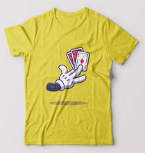 Load image into Gallery viewer, Poker T-Shirt for Men-Yellow-Ektarfa.online
