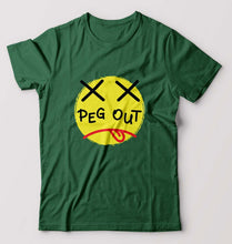 Load image into Gallery viewer, Peg Out T-Shirt for Men-Bottle Green-Ektarfa.online
