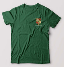 Load image into Gallery viewer, Porsche Pocket Logo T-Shirt for Men-Bottle Green-Ektarfa.online