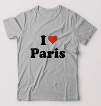 Load image into Gallery viewer, I Love Paris T-Shirt for Men-Grey Melange-Ektarfa.online