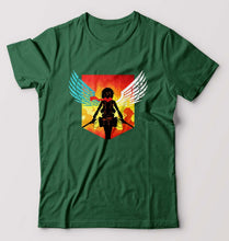 Load image into Gallery viewer, Attack on Titan T-Shirt for Men-Bottle Green-Ektarfa.online