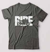 Load image into Gallery viewer, Ride Superbike T-Shirt for Men-Charcoal-Ektarfa.online