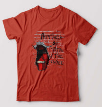 Load image into Gallery viewer, Attack on Titan T-Shirt for Men-Brick Red-Ektarfa.online