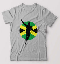 Load image into Gallery viewer, Usain Bolt T-Shirt for Men-Grey Melange-Ektarfa.online