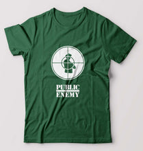 Load image into Gallery viewer, Public Enemy T-Shirt for Men-Bottle Green-Ektarfa.online