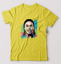Load image into Gallery viewer, Ronaldinho T-Shirt for Men-Yellow-Ektarfa.online