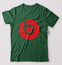 Load image into Gallery viewer, Beats T-Shirt for Men-Bottle Green-Ektarfa.online