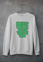Load image into Gallery viewer, keep calm and vape on Unisex Sweatshirt for Men/Women-Grey Melange-Ektarfa.online