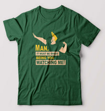 Load image into Gallery viewer, Johnny Bravo T-Shirt for Men-Bottle Green-Ektarfa.online