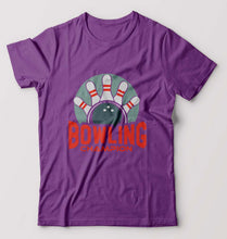 Load image into Gallery viewer, Bowling Champion T-Shirt for Men-Purple-Ektarfa.online