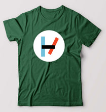 Load image into Gallery viewer, Twenty one pilots T-Shirt for Men-Bottle Green-Ektarfa.online