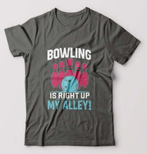 Load image into Gallery viewer, Bowling T-Shirt for Men-Charcoal-Ektarfa.online