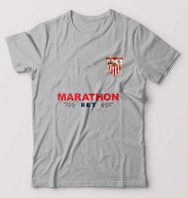 Load image into Gallery viewer, Sevilla FC 2021-22 T-Shirt for Men-Grey Melange-Ektarfa.online