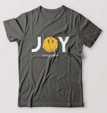 Load image into Gallery viewer, Joy Emoji T-Shirt for Men-Charcoal-Ektarfa.online