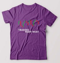 Load image into Gallery viewer, Trader Share Market T-Shirt for Men-Purple-Ektarfa.online
