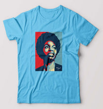 Load image into Gallery viewer, Nina Simone T-Shirt for Men-Light Blue-Ektarfa.online
