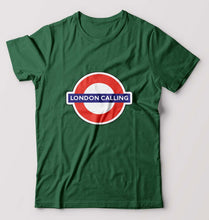 Load image into Gallery viewer, London Calling T-Shirt for Men-Dark Green-Ektarfa.online