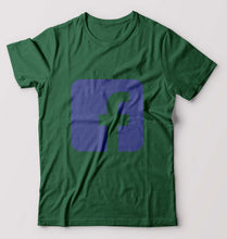 Load image into Gallery viewer, Facebook T-Shirt for Men-Bottle Green-Ektarfa.online
