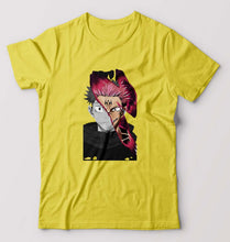 Load image into Gallery viewer, Sukuna Anime T-Shirt for Men-Yellow-Ektarfa.online