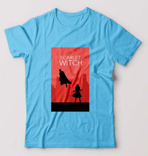 Load image into Gallery viewer, Scarlet Witch Wanda T-Shirt for Men-Light Blue-Ektarfa.online